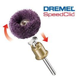 SpeedClic smalki abrazīvie slīpēšanas diski Dremel 512S; 25 mm; 2 gab.