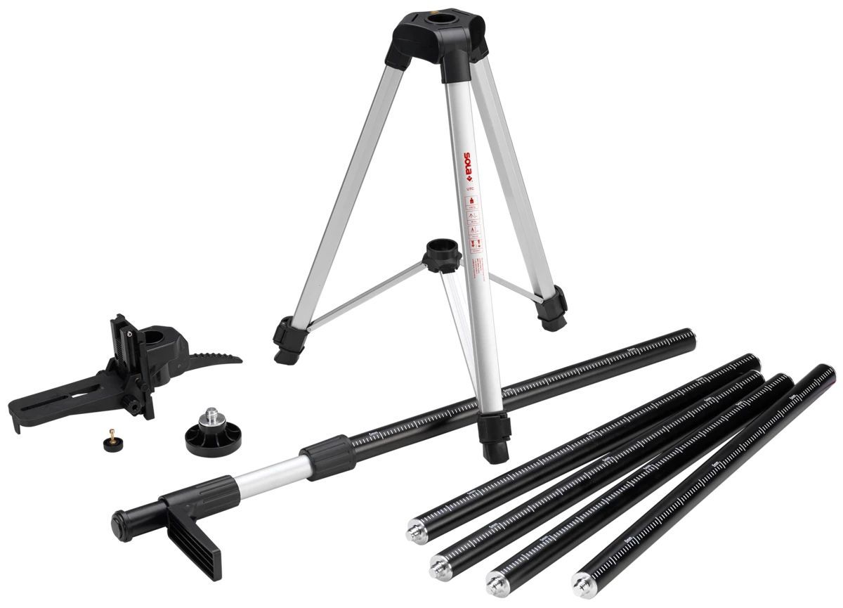 Lāzera niveliera teleskopiskais statīvs Sola UTC; 60-315 cm