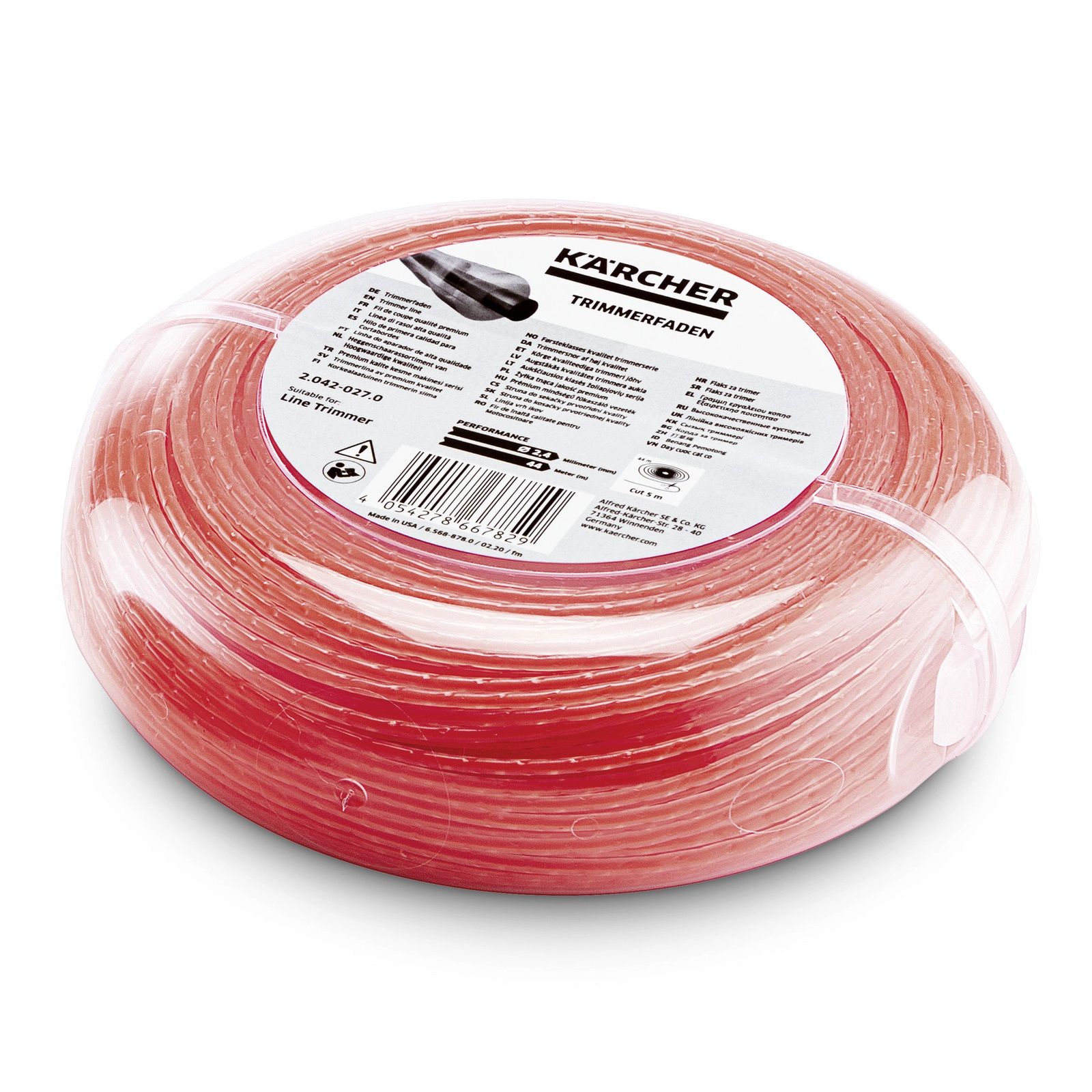 Aukla trimmerim Karcher 2.042-027.0; 2,4 mm; 44 m