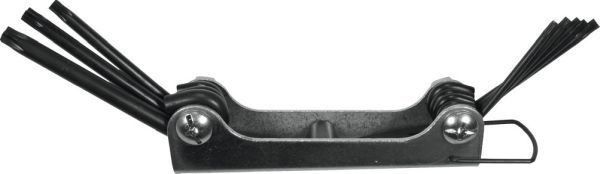 Seškanšu atslēgu komplekts Condor Werkzeug C1002; T9-T40; 8 gab.