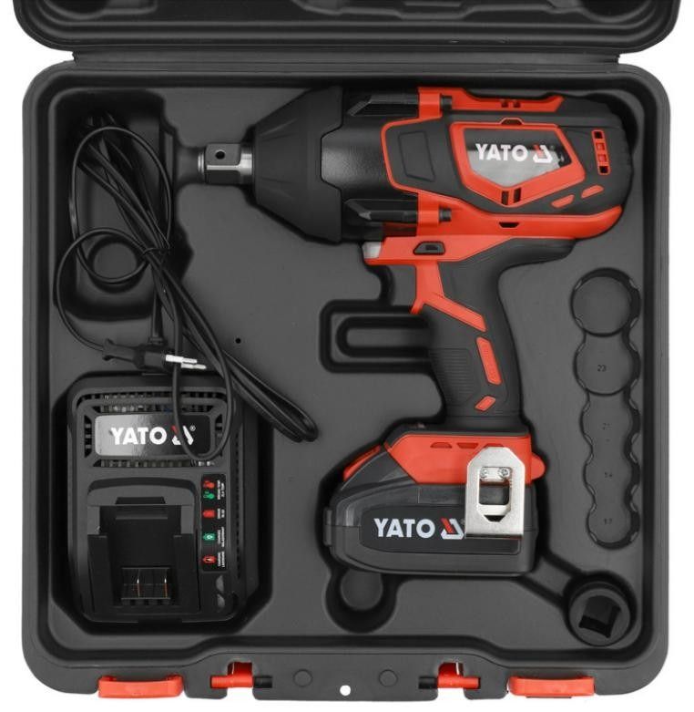 Triecienatslēga Yato YT-828075; 18 V; 1x4,0 Ah akum.