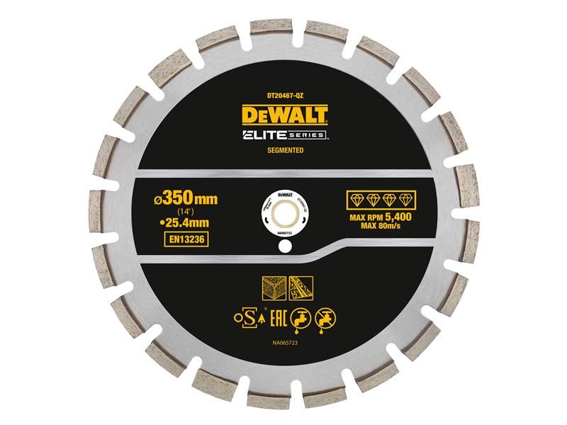 Dimanta griešanas disks DeWalt DT20467-QZ; 350 mm