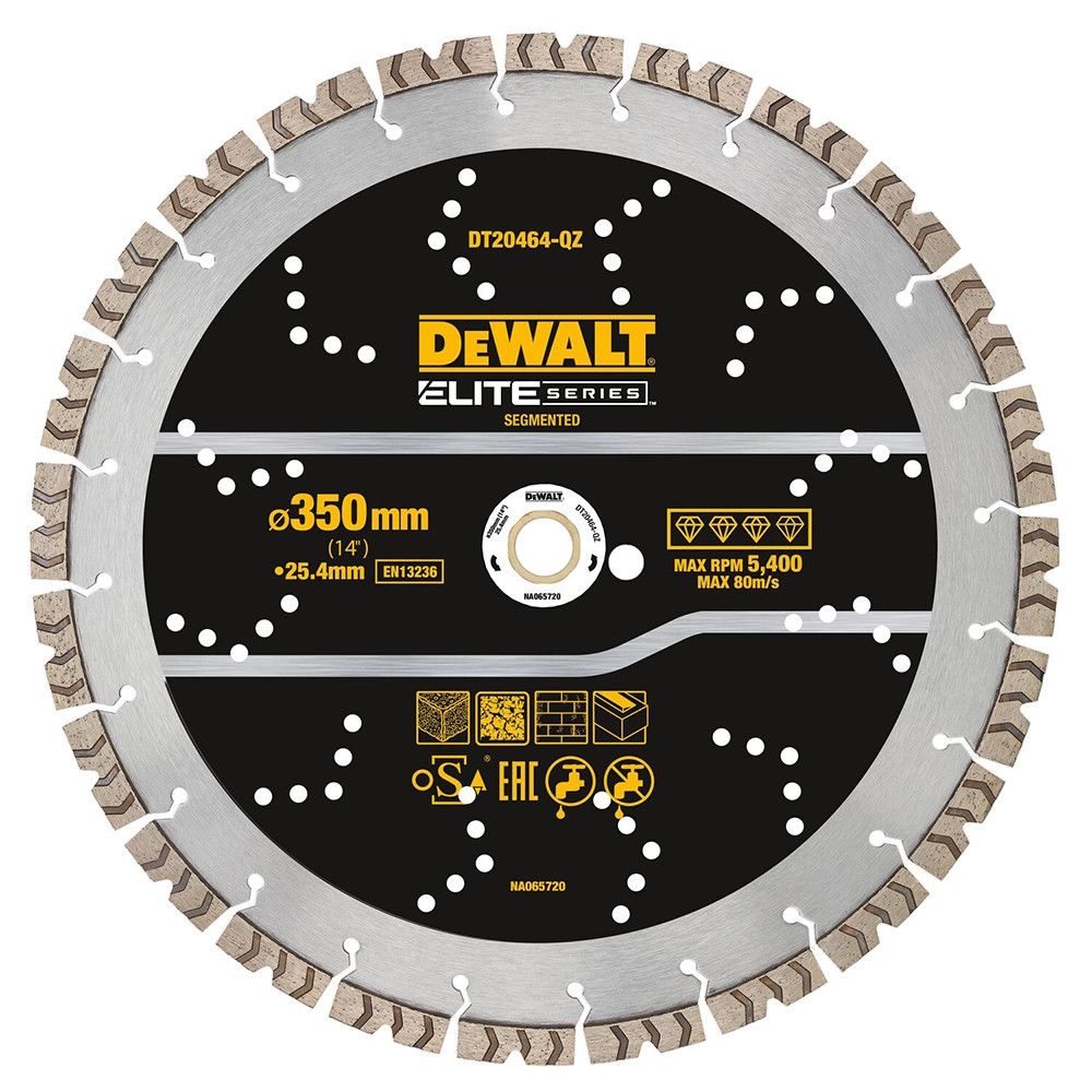 Dimanta griešanas disks DeWalt DT20464-QZ; 350 mm