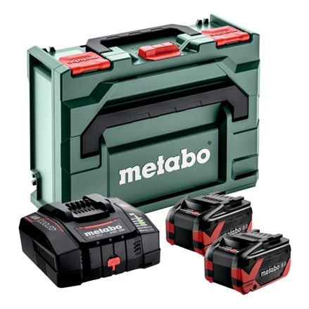 Piederumu komplekts Metabo 685305000; 18 V; 2x8,0 Ah akum.