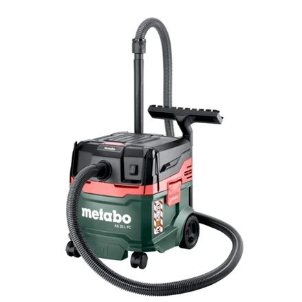 Sausās un mitrās tīrīšanas putekļsūcējs Metabo AS 20 L PC; 1200 W