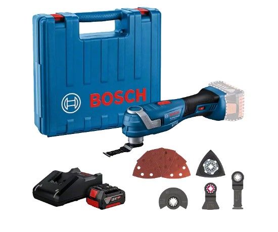 Daudzfunkciju instruments Bosch GOP 185-LI PROFESSIONAL; 18 V; 1x4,0 Ah akum.