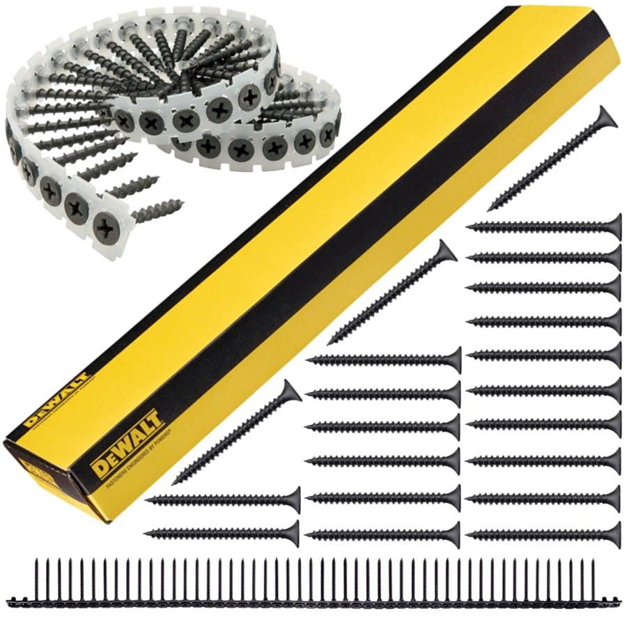 Skrūves lentēs DeWalt DWF4100250; 3,5x25 mm; 1000 gab.