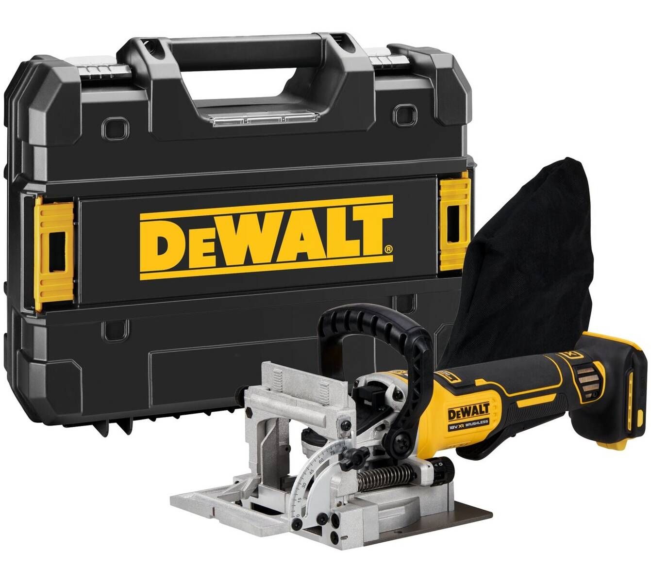 Akumulatora malu frēze DeWalt DCW682NT-XJ; 18 V (bez akumulatora un lādētāja)