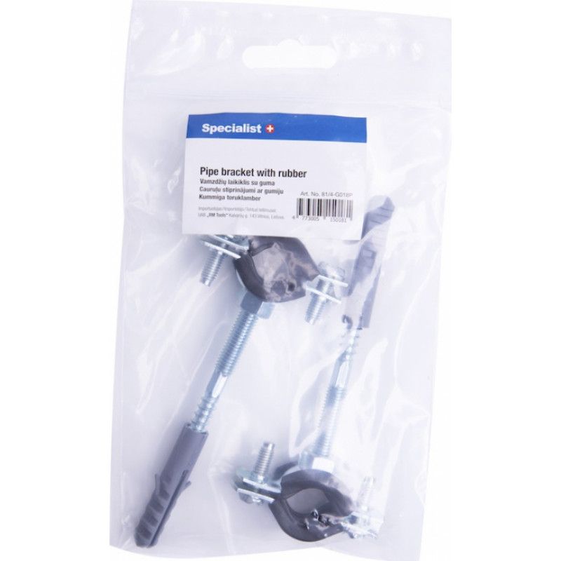 Cauruļu turētājs Specialist 81/4-G018P; 15-19 mm; 2 gab.