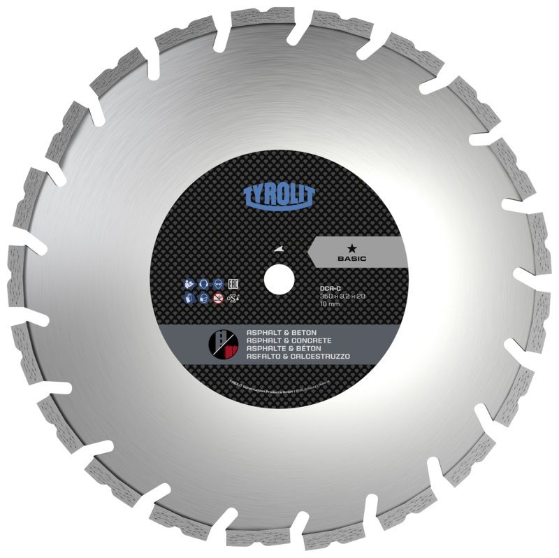 Dimanta griešanas disks Tyrolit 34500104; 350 mm