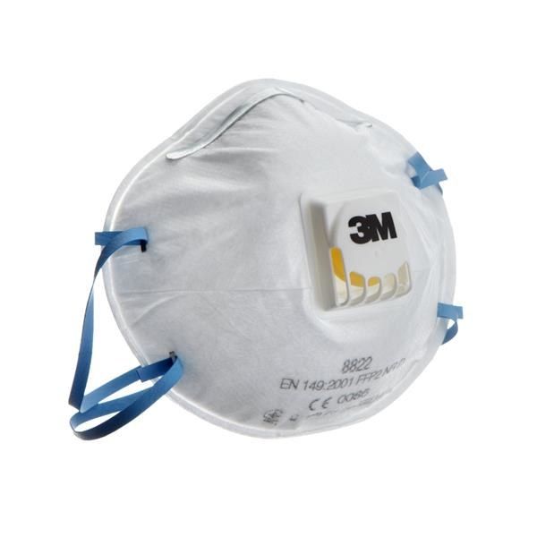 Respirators ar vārstu 3M 8822; FFP2