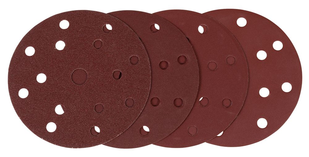Smilšpapīrs ekscentra slīpmašīnai Makita D-77235; 150 mm; P60/120/240/320; 20 gab.