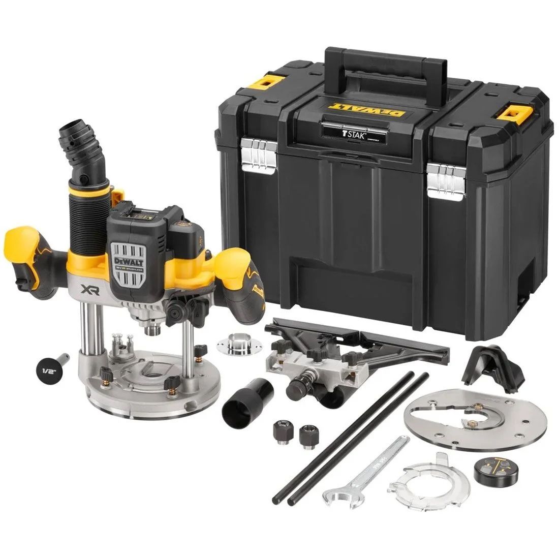 Frēze DeWalt DCW620NT-XJ; 18 V (bez akumulatora un lādētāja)