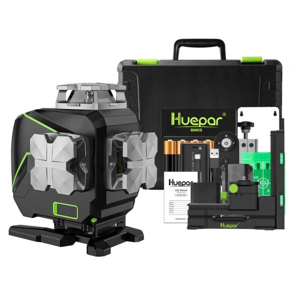 Lāzera nivelieris Huepar S04CG