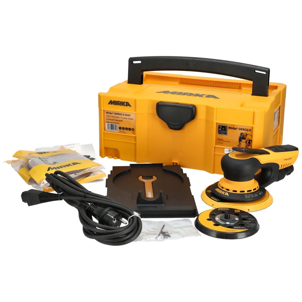 Ekscentra slīpmašīna Mirka DEROS II 5650; 400 W