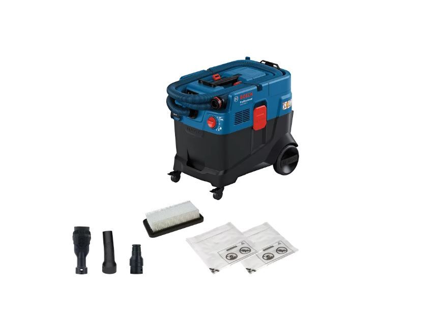 Sausās un mitrās tīrīšanas putekļsūcējs Bosch GAS 400 A Professional; 1200 W