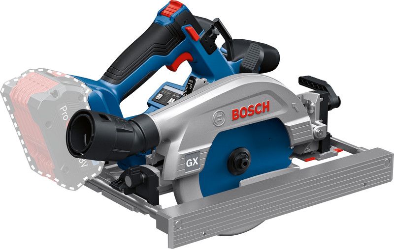 Akumulatora ripzāģis Bosch GKS 18V-57-2 GX Professional; 18 V  (bez akumulatora un lādētāja)