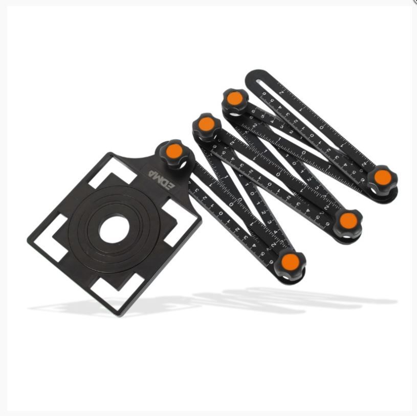 Salokāms leņķmērs-šablons EDMA 262055