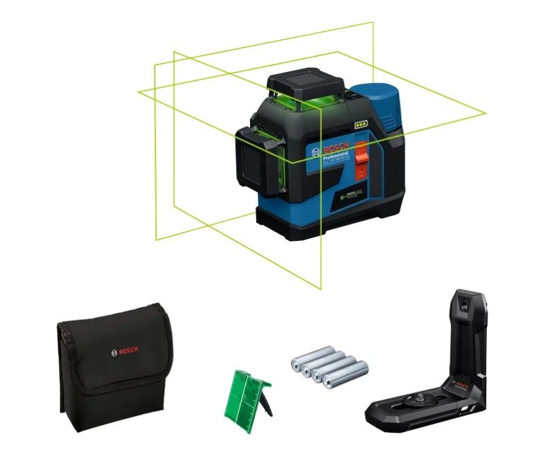 Krustveida lāzera nivelieris Bosch GLL 12V-100-33 CG Professional
