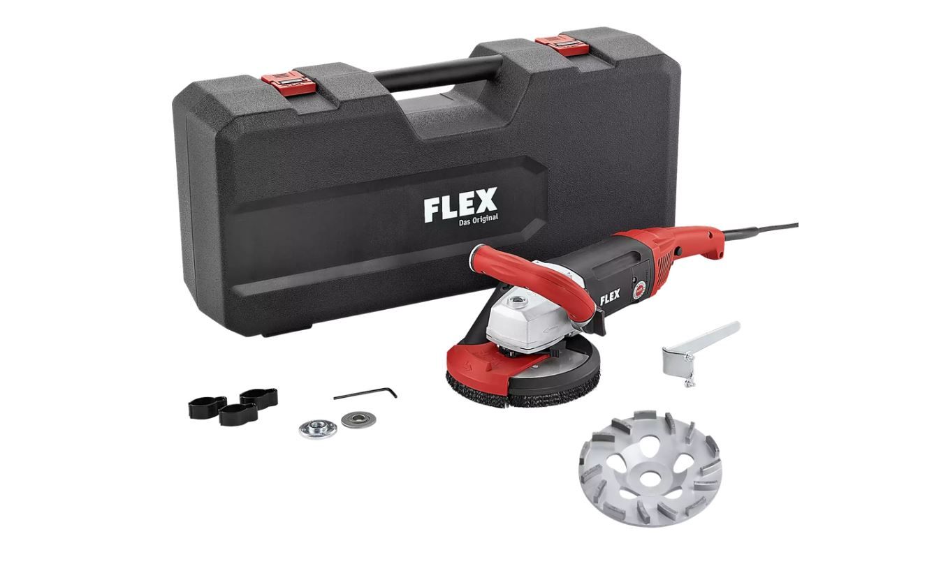 Slīpmašīna betonam Flex LD 18-7 150 R, TH-Jet; 1750 W + piederumi