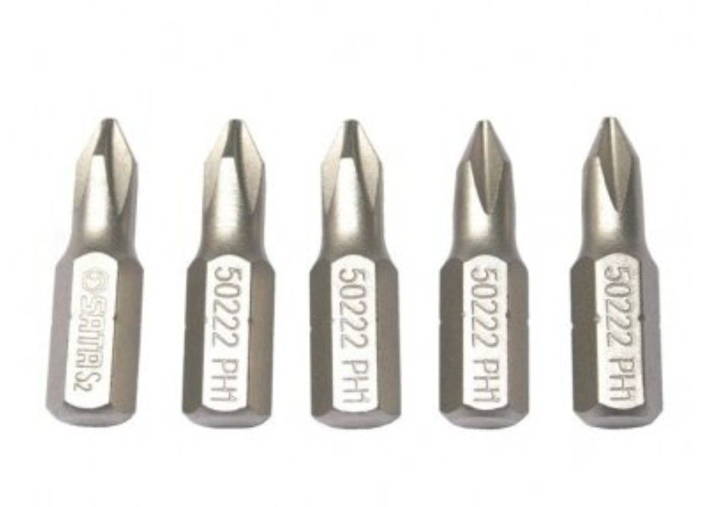 Skrūvgriežu uzgalis Sata S59221; 1/4''; PH0; 5 gab.