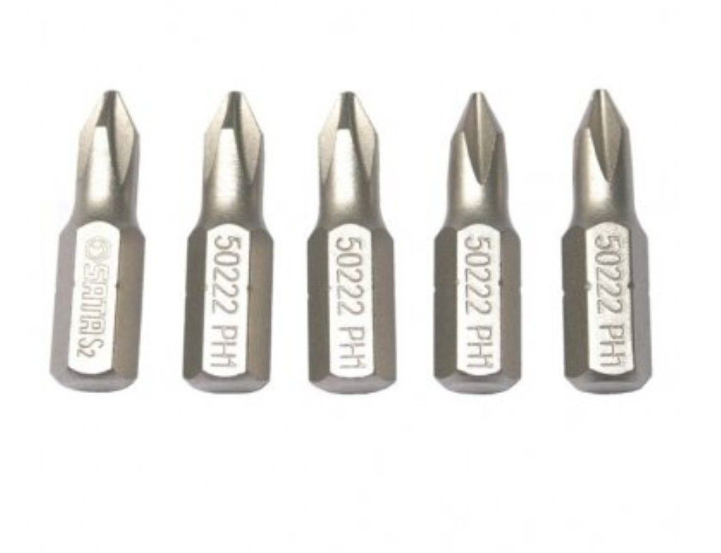 Skrūvgriežu uzgalis Sata S59223; 1/4''; PH2; 5 gab.