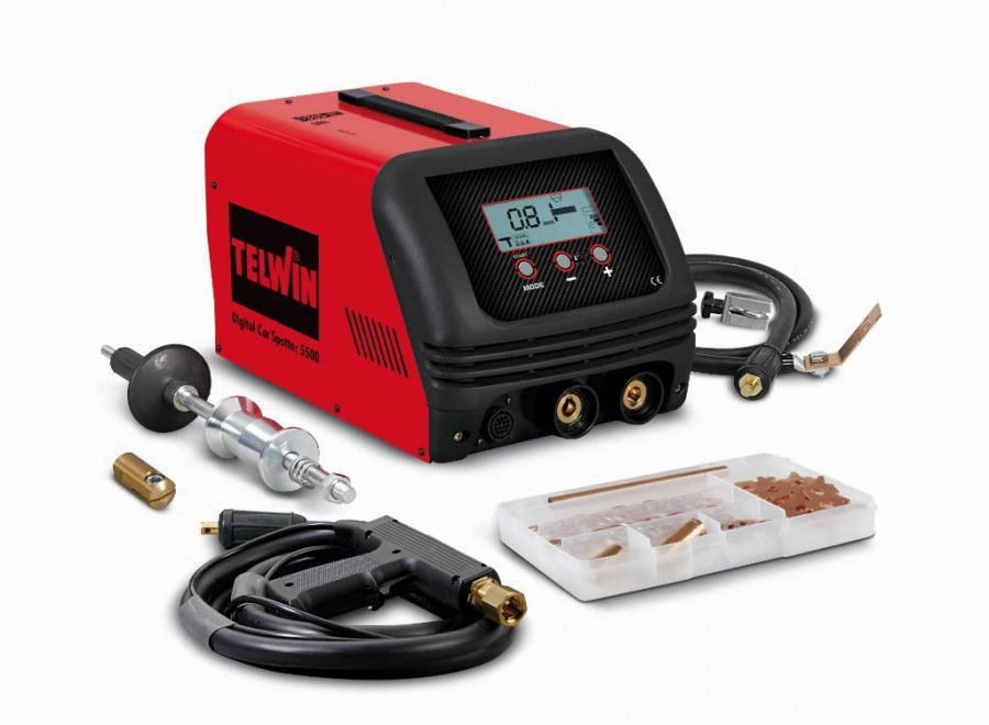 Metināšanas iekārta Telwin Digital Car Spotter 5500; 230 V; ar piederumiem