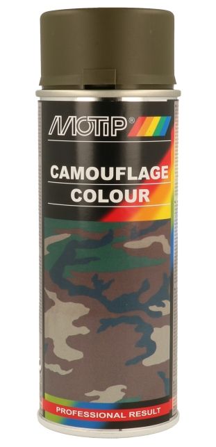 Krāsot Motip Camouflage RAL 8027; 400 ml; brūns