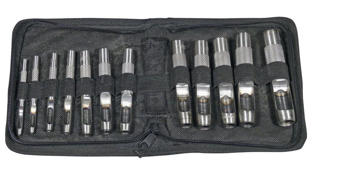 Caurumsitis ādai Condor Werkzeug C0080/12; 3-16 mm; 12 gab.