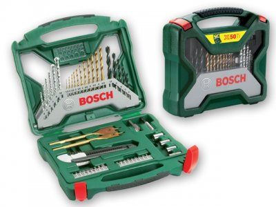 piederumu komplekts (komplektā&nbsp;— 50&nbsp;vienumi) Bosch TITANIUM