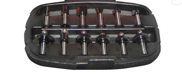 Frēžu komplekts Bosch; 12 gab.