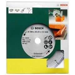 Dimanta griešanas disks Bosch BEST FOR UNIVERSAL; 230mm