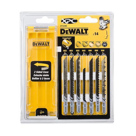 Figūrzāģa asmeņi DeWalt DT2298-QZ; 14 gab.