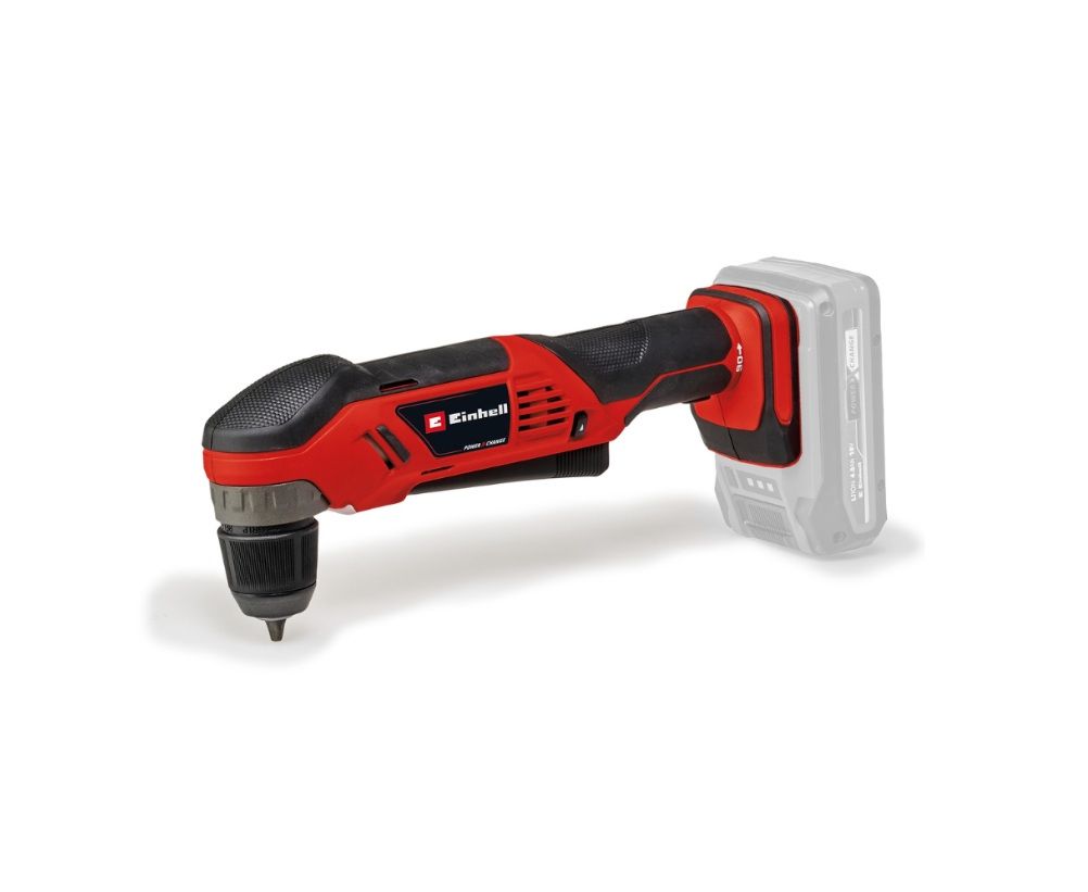 Leņķa rokas urbjmašīna Einhell TE-AD 18 Li Solo; 18 V; 1x1,5 Ah akum.