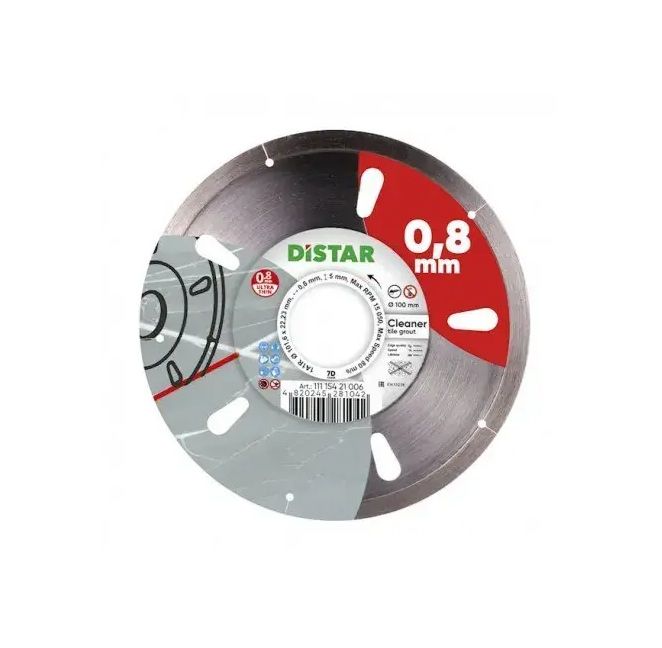 Dimanta griešanas disks DISTAR 11115421006; 100x22,23x0,8 mm