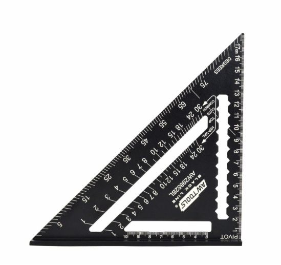 Leņķmērs AWTools AW29852BL; 185x185x255 mm