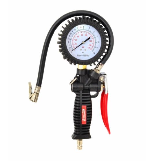 Riepu pumpēšanas ierīce ar manometru AWTools AW100321