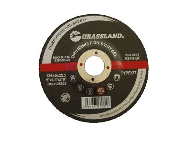 Slīpēšanas disks Grassland DSG1256022; 125x22,2x6 mm