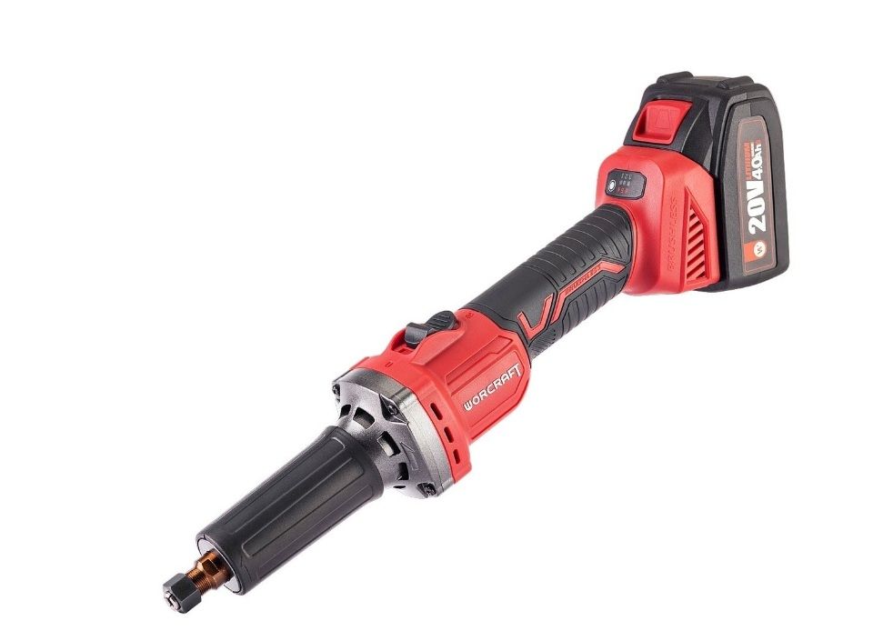 Taisnā slīpmašīna Worcraft CDGS20LiB; 20 V; 1x4,0 Ah akum.