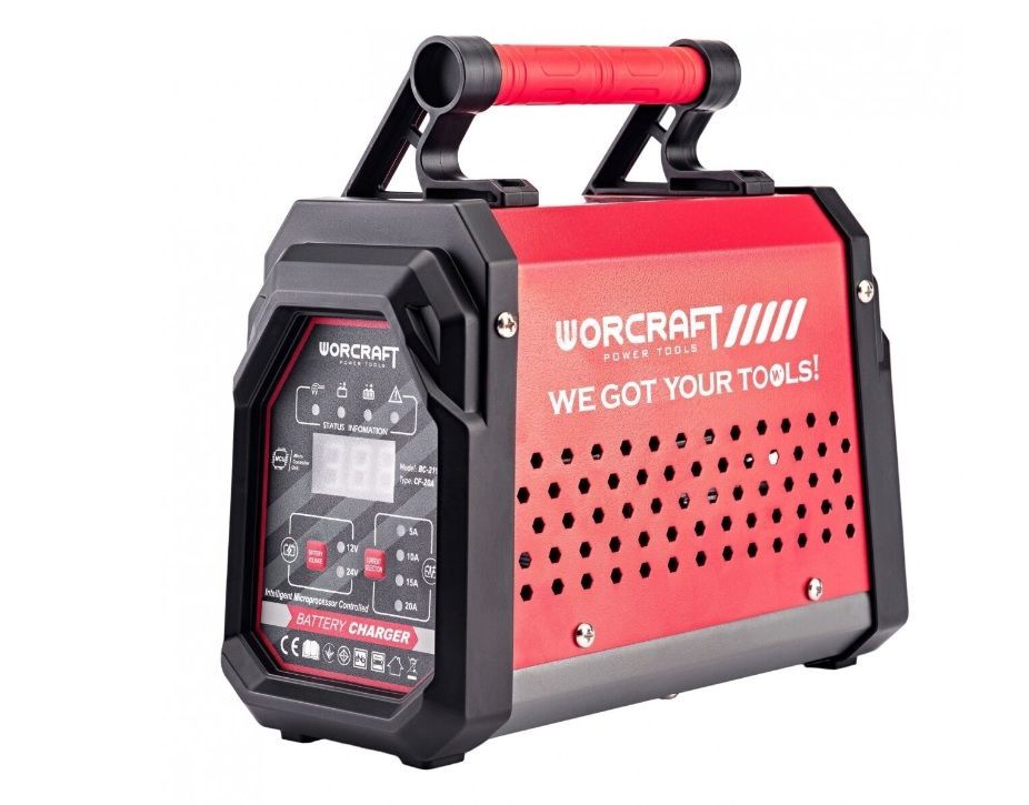 Lādētājs Worcraft BC219; 12/24 V; 10-300 Ah