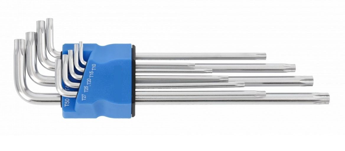 Seškanšu atslēgu komplekts Condor Werkzeug C1120-02; T-10-T50; 9 gab.