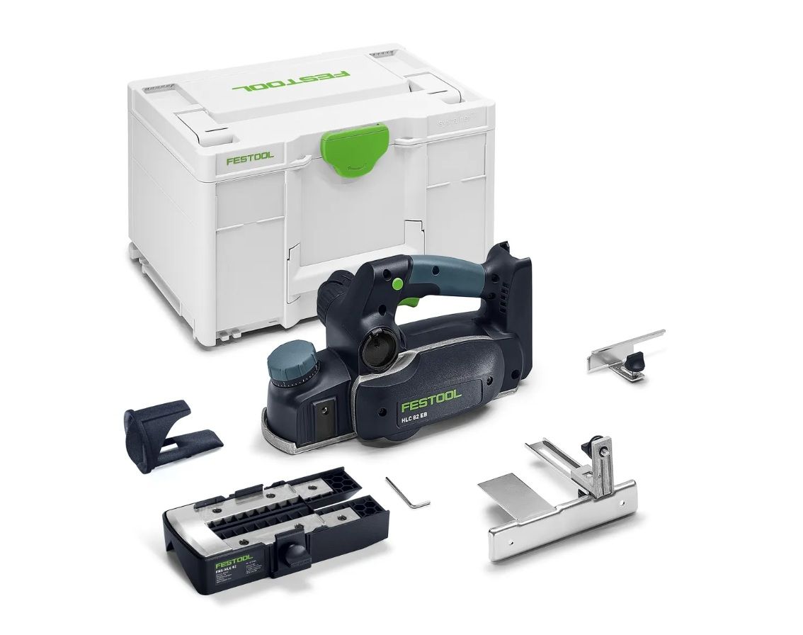 Ēvele ar akumulatoru Festool HLC 82 EB-Basic-Set; 18 V (bez akumulatora un lādētāja)