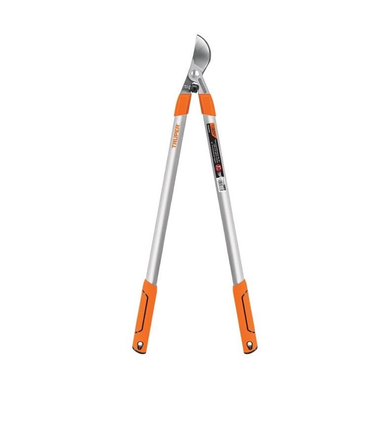 Dārza grieznes ar izliektu āķveida asmeni un spēka pārnesumu Truper TF-122; 74 cm