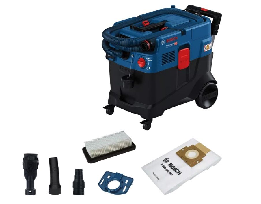 Sausās un mitrās tīrīšanas putekļsūcējs Bosch GAS 12-40 MA; 40 L; 1200 W