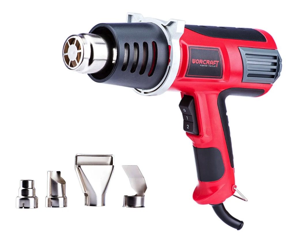 Tehniskais fēns Worcraft HG20-600; 2000 W + piederumi