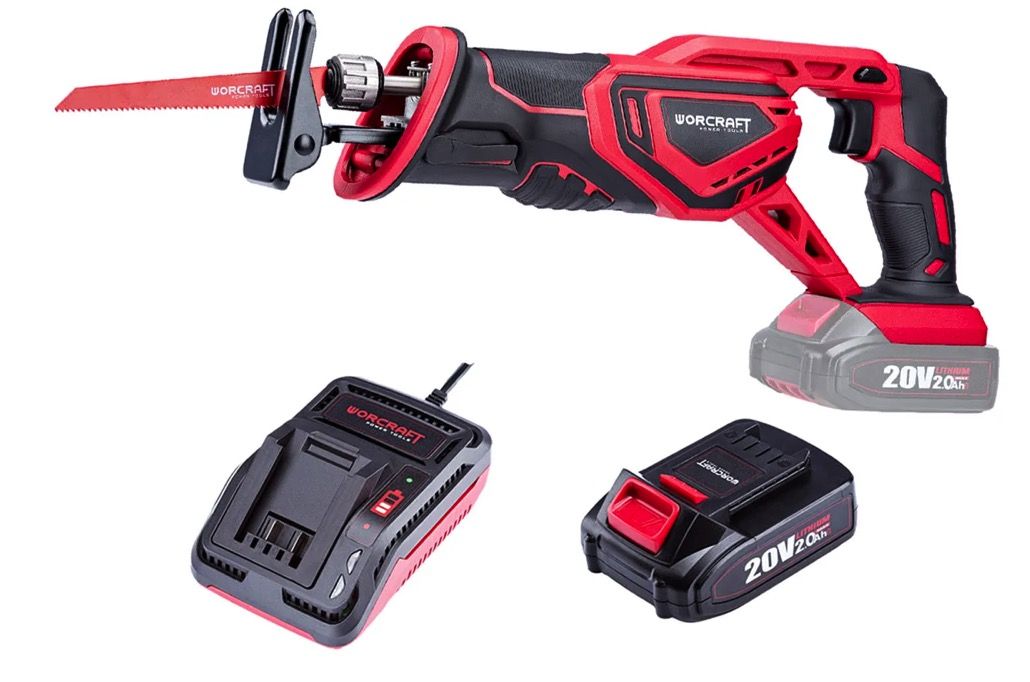 Zobenzāģis ar akumulatoru Worcraft CSS-S20Li; 20 V; 1x4,0 Ah akum.