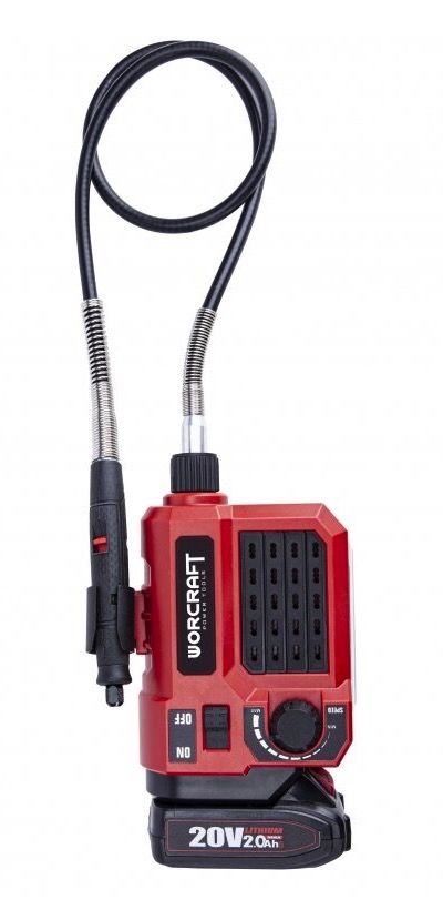 Taisnā slīpmašīna Worcraft CEMG-S20Li; 20 V; 1x4,0 Ah akum.