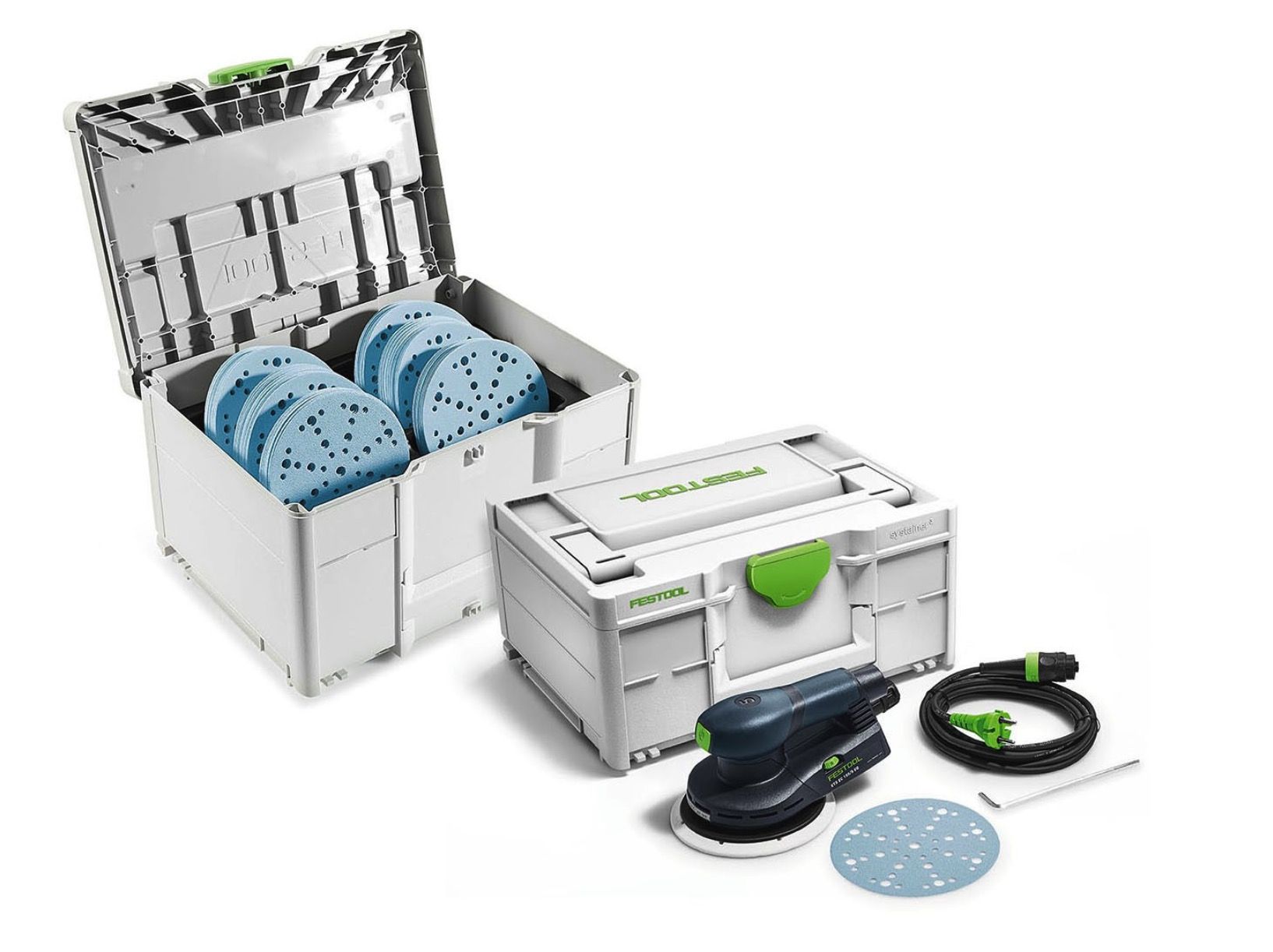 Ekscentra slīpmašīna Festool TS EC 150/5 EQ-SYS GR; 400 W