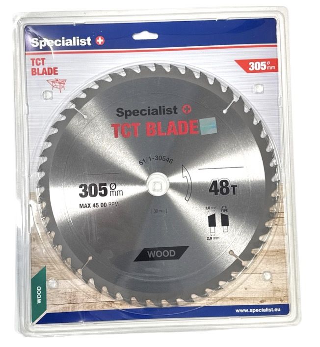 Griešanas disks kokam Specialist+ Wood; 305x30 mm; Z48