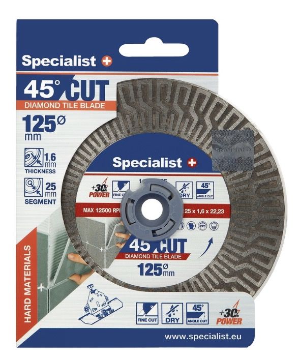 Dimanta griešanas disks Specialist+ 11/2-5125; 125 mm